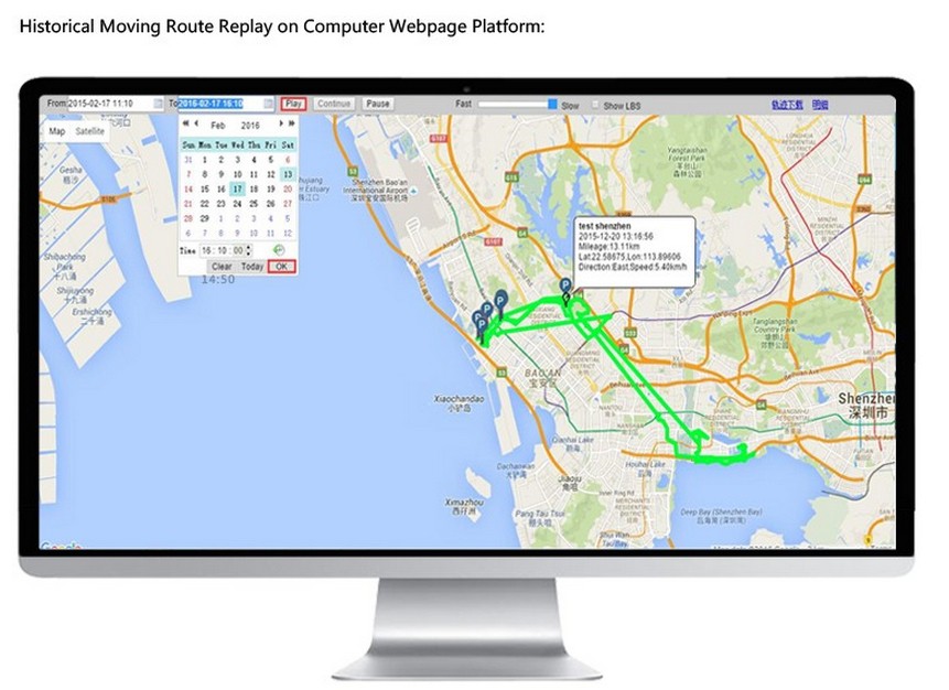 One-Year stand-by time GPS tracking